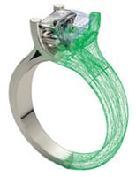 Custom diamond ring blueprint Image Custom diamond ring blueprint Image