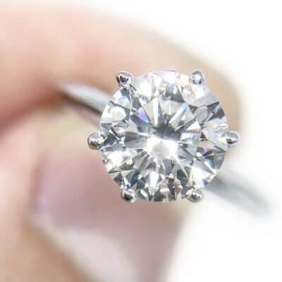 Round Brilliant Cut Solitaire Diamond Engagement Ring