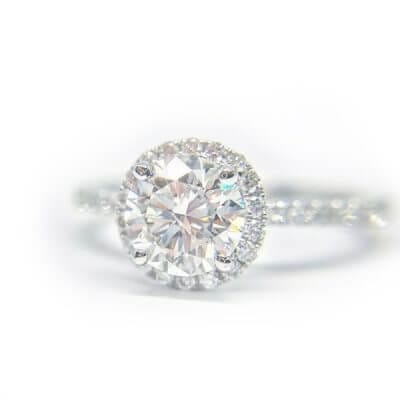 Round Brilliant Cut Diamond Engagement Ring Round Brilliant Cut Diamond Engagement Ring