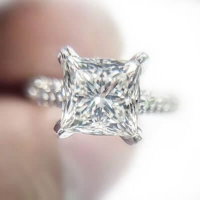 Princess Cut Diamond Engagement Ring