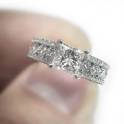 Princess Cut Diamond Engagement Ring