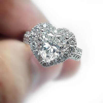 3 carat Heart Shaped Diamond