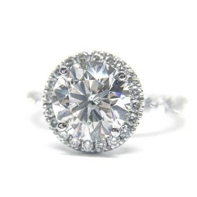 Round Brilliant Cut Halo