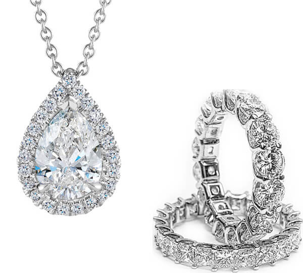 Diamond Pendent and Bracelets Mobile Icon Diamond Pendent and Bracelets Mobile Icon