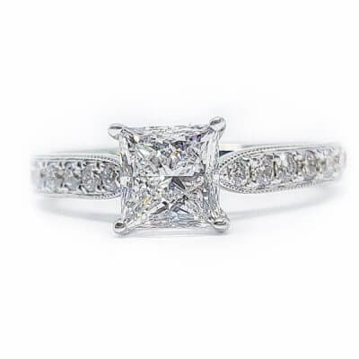 Princess Cut Pave Princess Cut Diamonds Toronto